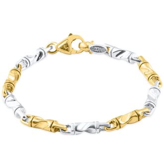 Pompeii3 Mens Link 14k Gold (34gram) or Platinum (55gram) 5mm Bracelet 8.5