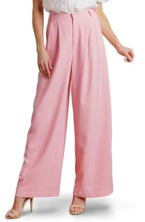 Flying Tomato Wide Leg Pants in Light Pink at Nordstrom Rack, Size Medium