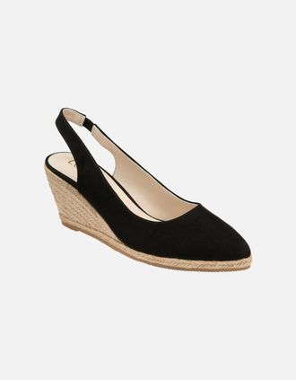 Lotus Womens Gigi Womens Espadrille Wedges - Black - Size: 8