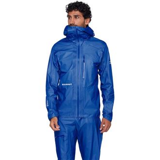 Mammut Eiger Nordwand Light Hs Hooded Jacket - Mens in Eiger Blue at Nordstrom, Size Large