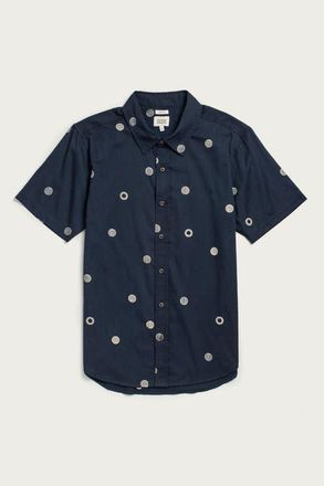 Bridge & Burn Emerson Slim Shirt in Lunar Polka at Nordstrom, Size Xx-Large