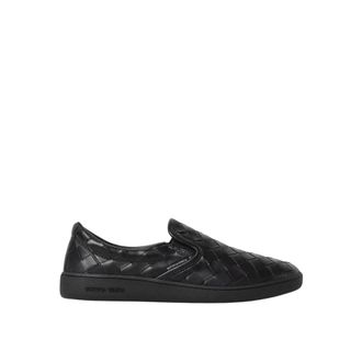Bottega Veneta Woven Leather Slip-On Shoes