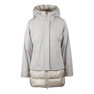 Bomboogie Giaccone - Dames - Jassen - Grijs - Maat: L Nylon
