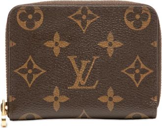 Louis Vuitton 2021-2025 Monogram Zippy Purse coin pouch - Marrone