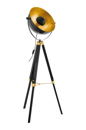 Eglo Eglo Covaleda Black & Gold Floor Lamp