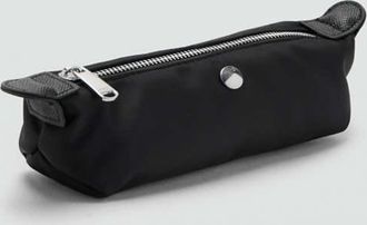 Mango Astuccio nylon zip nero - Donna - Taglia unica - MANGO