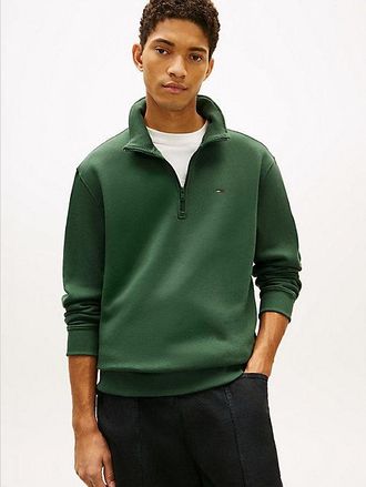 Tommy Hilfiger Tommy Flag Fleece Quarter-Zip Jumper