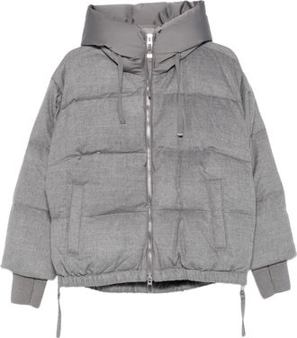 Duno Donsjack met capuchon - Grijs