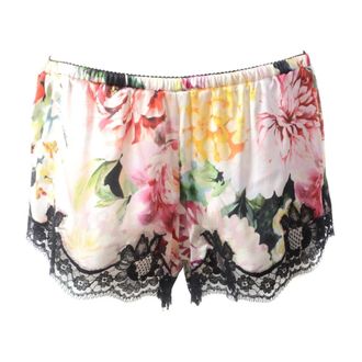 Dolce & Gabbana Lingerie Flowers Shorts - female - Dolce & Gabbana - Pyjamas - Multicolor - XL - Nightwear & Lounge