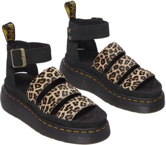 Dr. Martens Leren sandalen met plateauzolen Clarissa II Quad
