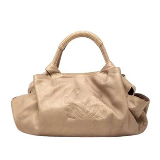 Loewe Pre-owned Aire Hobo Bag - Dames - Vintage Handtas - Beige - ONE Size - Leer - Vintage