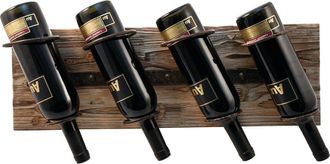 Twine Wall Mounted Metal & Wood 4-Bottle Wine Rack at Nordstrom