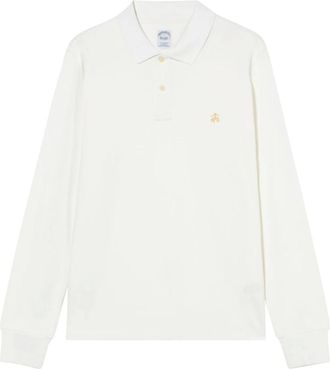 Brooks Brothers Polo de Piqu&eacute; de Algod&oacute;n Supima con Logo - Tops - Hombre - Blanco - 2XL