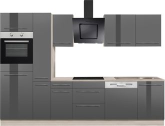 Optifit Küchenzeile »Bern« Breite 300 cm, höhenverstellbare Füsse, wahlweise mit E-Geräten