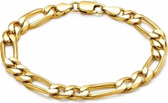 Argento Vivo Mens Figaro Chain Bracelet in Gold at Nordstrom