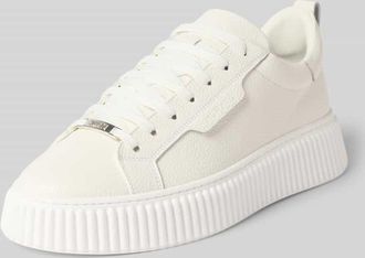 Antony Morato Sneaker aus Leder mit Label-Detail Modell HOPPER in Weiss, Größe 42