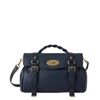 Mulberry Dames, Tassen, Blauw, Maat: ONE Size Leer