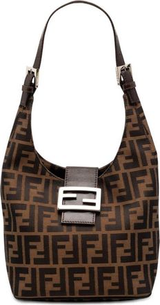 Fendi Pre-owned Fendi Zucca Canvas Shoulder Bag Ladies QKRGW3B12BECFYTB