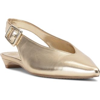 Vince Camuto Valther Pointed Toe Flat in Egyptian Gold at Nordstrom Rack, Size 7.5