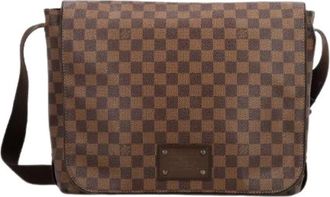 Louis Vuitton Pre-owned Messenger Bag Brooklyn - Dames - Vintage Schoudertas - Bruin - ONE Size - Vintage