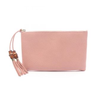 Gucci Pink Leather Clutch Bag (Pre-Owned)