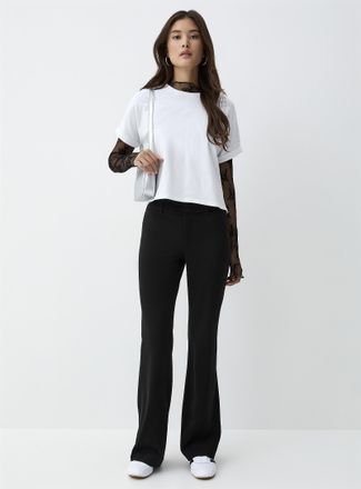 Twik Womens Low-rise bootcut dress pant