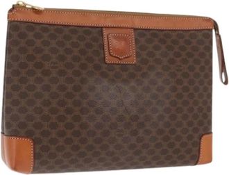 Celine Pre-owned Clutches, female, Brown, Size: ONE SIZE Pre-owned Plastic Clutch