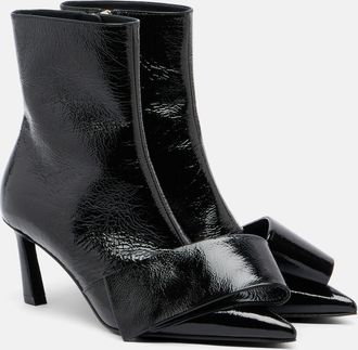 Givenchy Twisted Ribbon leather ankle boots