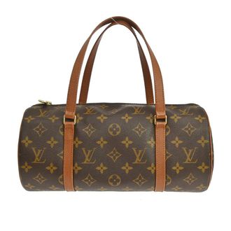 Louis Vuitton Papillon Handbag Monogram Canvas Brown Canvas Handbag (Pre-Owned)