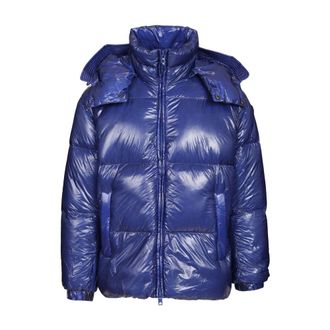 Diesel Jassen - Heren - Winterjassen - Blauw - L - Katoen - Jassen