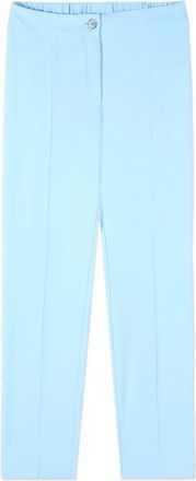 Oltre Slim-fit Broek - Dames - Slim Fit Broeken - Blauw - 3XL - Polyester - Broeken