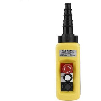 OEM Interruptor De Control De Polipasto De Gr&uacute;a, Controlador De Polipasto De Suspensi&oacute;n Xac-a2713 Con Interruptor De Bot&oacute;n Pulsador De Polipasto De Cadena