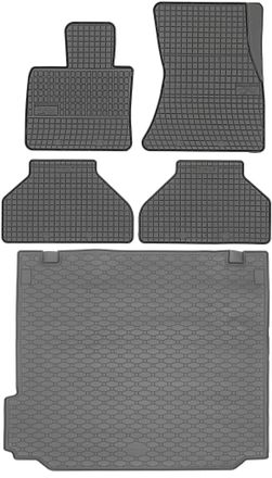OEM Bmw X5 E70 Suv De Abril De 2007 A Septiembre De 2013. Juego De Alfombrillas De Goma Para Coche Y Alfombrilla Para Maletero