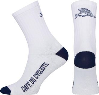 Cafe du Cycliste Gravel Velosocken - Unisex | wei&szlig;