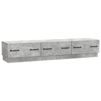 vidaXL Mueble De Tv Con Caj&oacute;n Gris Hormig&oacute;n 147 X 34,5 X 27 Cm Vidaxl
