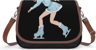 Generic Beautiful Figure Skater Women Crossbody Bags for Women Shoulder Messenger Bag Purse Handbags