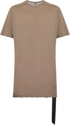 Rick Owens Level T - Heren - T-shirts - Bruin - L - Katoen - Tops