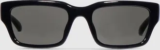 Gucci Rectangular-frame Sunglasses, Black