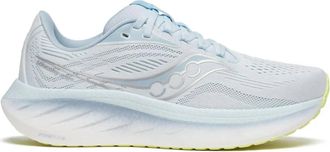 Saucony Womens Ride 18 Shoes In Ice Melt/dream