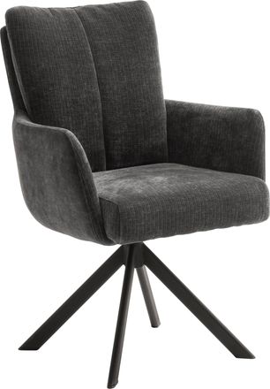 MCA Furniture Esszimmerstuhl »MALIA« () (Set, 2 Stck), 360° drehbar, Taschenfederkern, Sitzhöhe ca. 49 cm