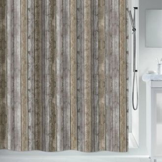 Spirella Spirella - Cortina De Ducha Poli&eacute;ster Romano 240x180cm Marr&oacute;n