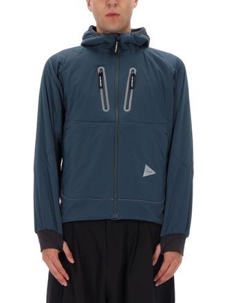 And Wander Alpha Air Hooded Lightweight Jacket