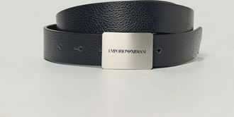 Emporio Armani Cintura Emporio Armani reversibile in pelle a grana
