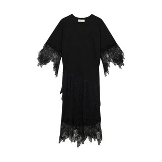 Blumarine Dames, Jurken, Zwart, Maat: M
