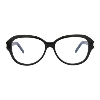 Saint Laurent SL411001 Oval Full Rim Eyeglasses - Black