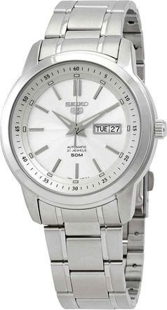 Seiko 5 Automatic White Dial Mens Watch SNKM83K1