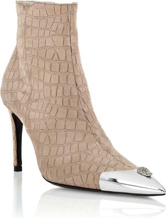 Philipp Plein Boots High Heels Low Women in Beige at Nordstrom, Size 40
