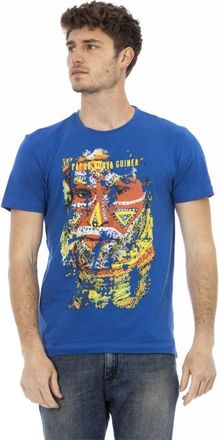 Trussardi Casual Ronde Hals Korte Mouw T-shirt - Heren - T-shirts - Blauw - XL - Tops