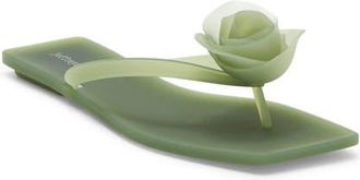 Jeffrey Campbell Sweeten Flip Flop in Green Matte at Nordstrom, Size 11