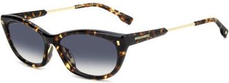 Dsquared2 D2 0209/G/S Asian Fit 086/08 Womens Sunglasses Size 57